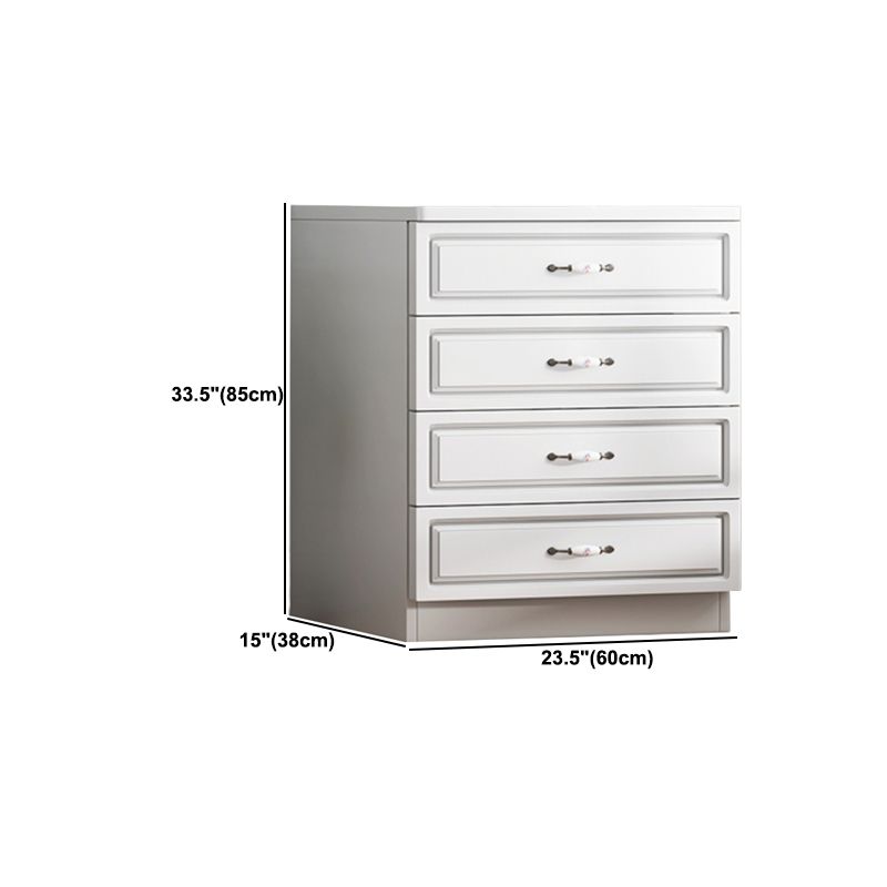 Contemporary Wood Accent Cabinet with Drawer Rectangle Accent Chest