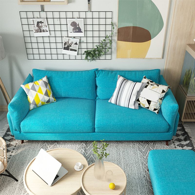 Contemporary Cushions Standard Square Arm Living Room Settee