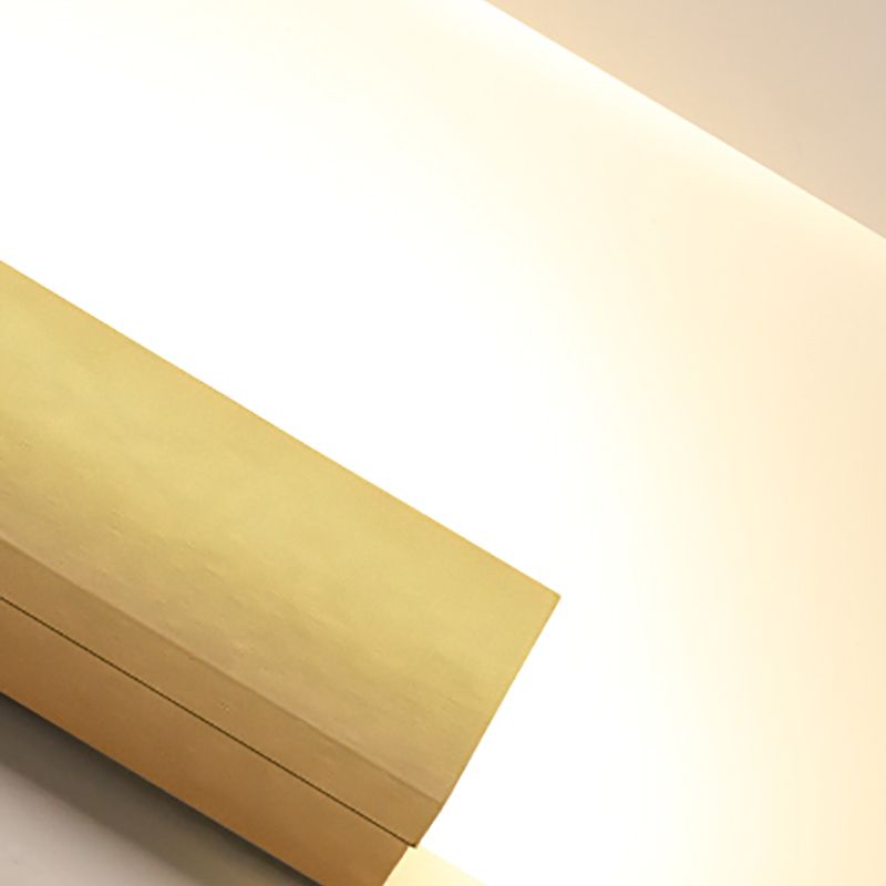 Geometry Shape Metal Wall Light Modern Style 1 Light Wall Mount Lamp