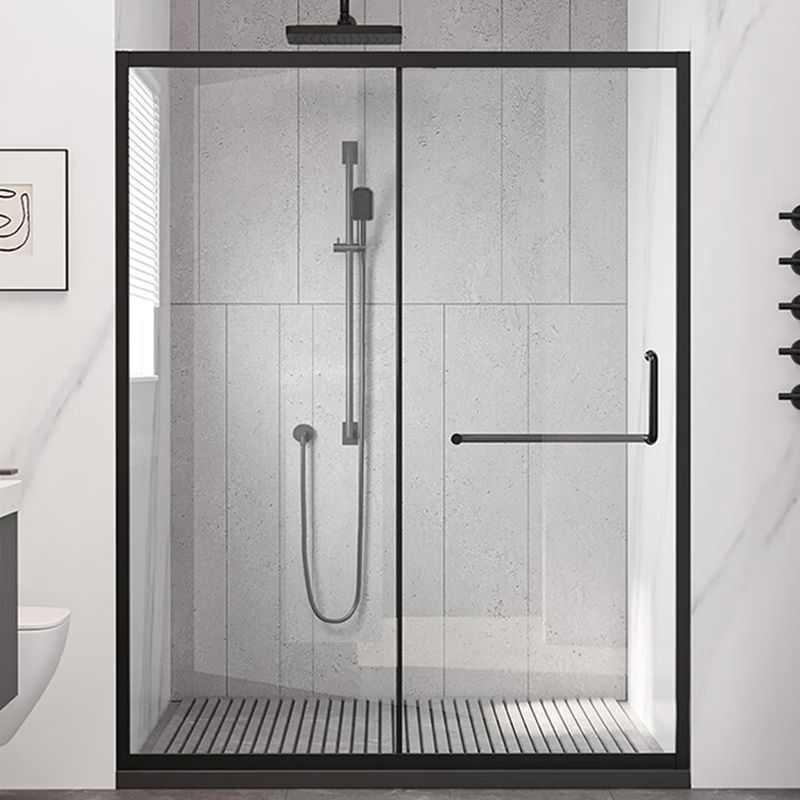 Semi-Frameless Shower Bath Door Single Sliding Shower Doors Tempered