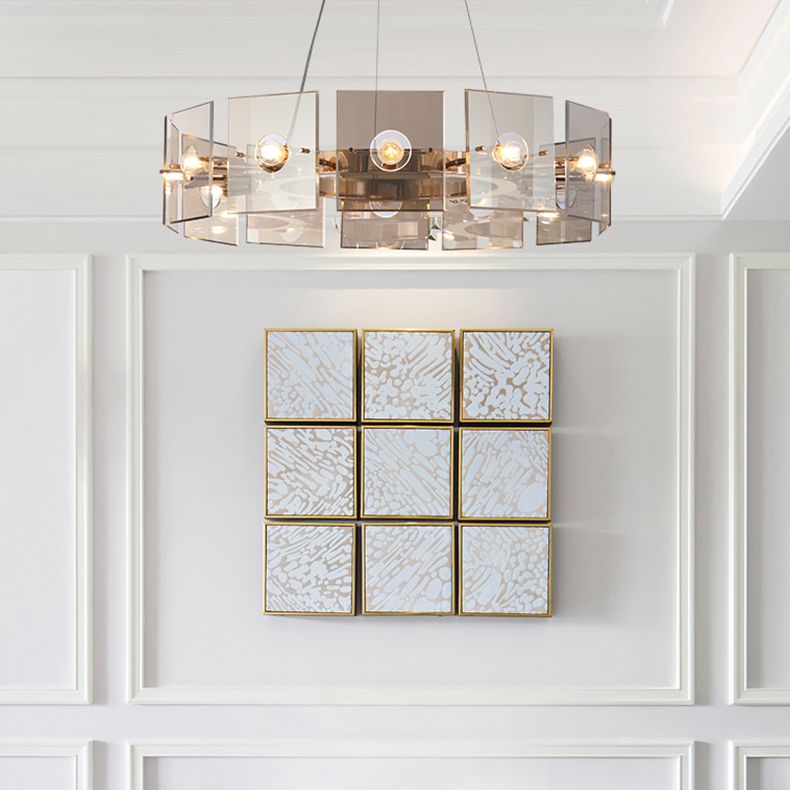 Glass Hanging Pendant Lights Contemporary Hanging Lamps for Living Room