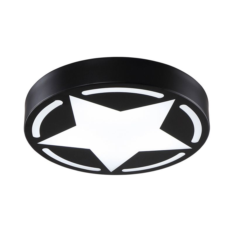 Plafonnier étoile moderne en acrylique, plafonnier encastré pour chambre d'enfant