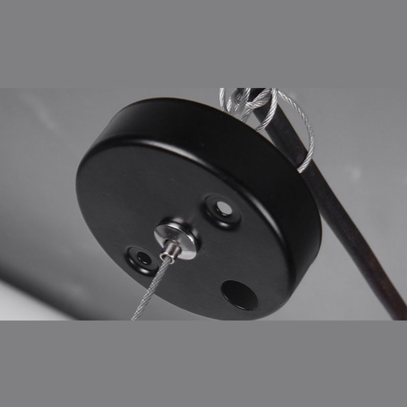 Contemporary Simple Style Hanging Lamp Rectangle Shaped LED Pendant Lights for Office