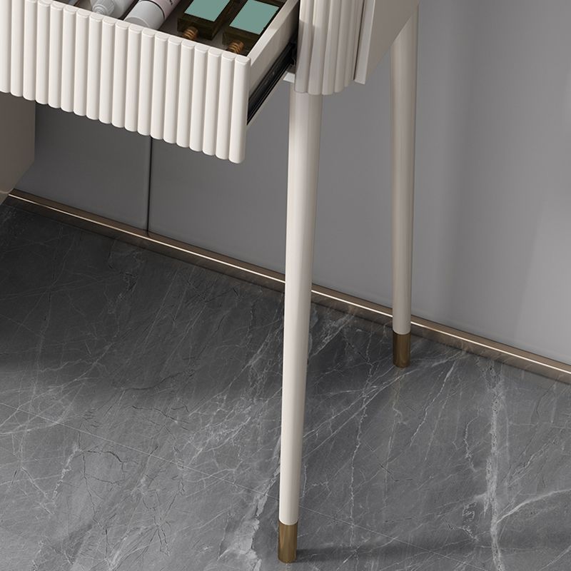 Contemporary Vanity Dressing Table Slate Top Vanity Makeup Table Set