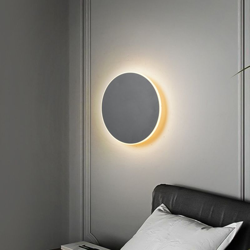 Acryl runde Schatten Wandleuchte modern