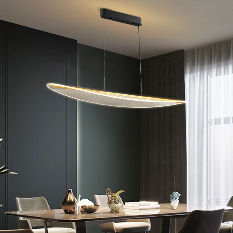 Minimalismo accesorios de iluminación colgante de acrílico para comedor para comedor