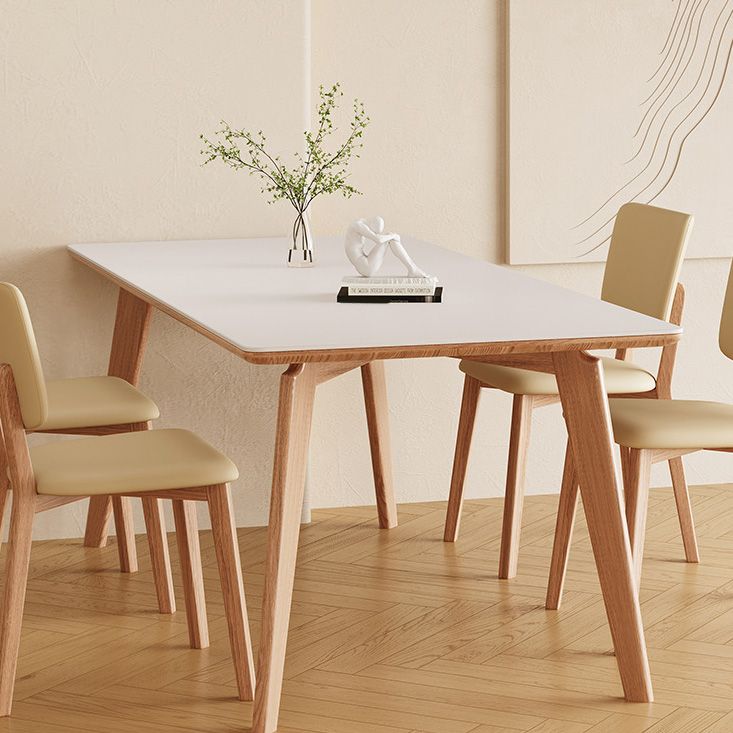 Medieval Modern Stone Dinette Table 4 Legs Dining Table for Kitchen