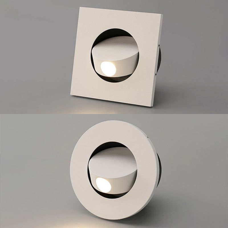 Geometric Shape Metal Wall Sconce Modern Single Light Wall Mounted Light