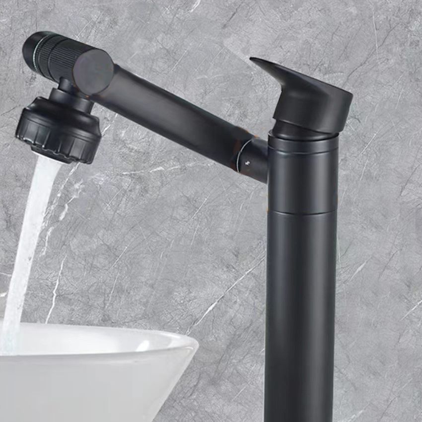 Vessel Sink Faucet Glam Style Single Lever Handle Faucet for Bathroom