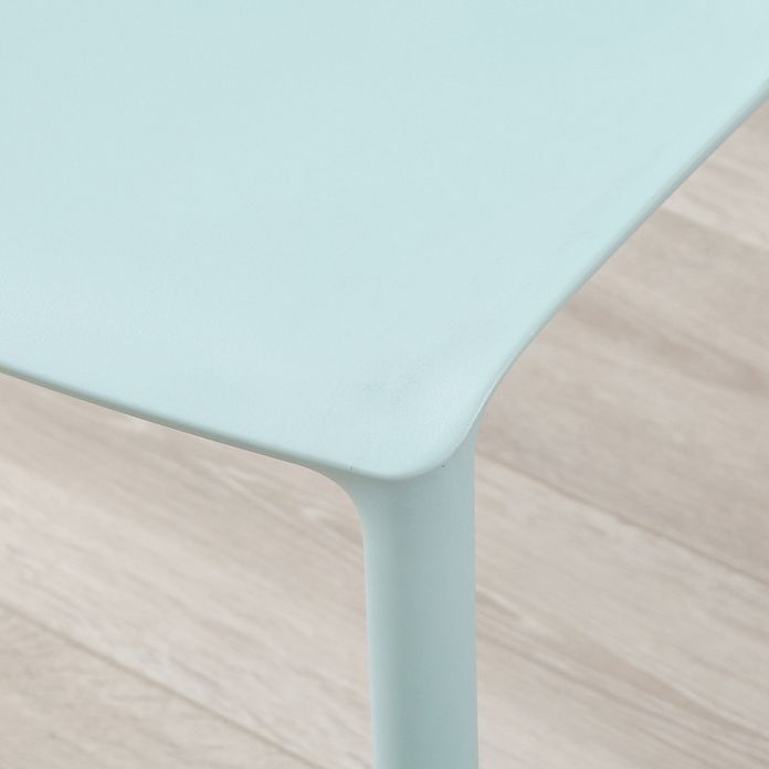 Plastik zeitgenössischer Esszimmerstuhl Solid zu Hause stapelbarer Seitenstuhl