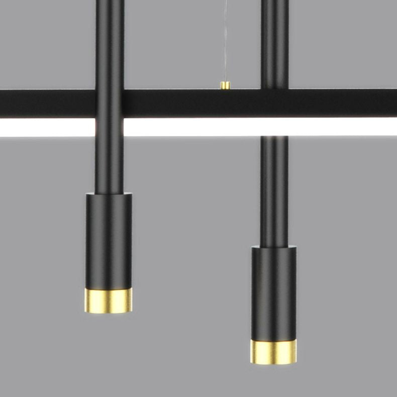 Lumo lampadario dell'isola ombreggiata Luce a LED SEMPLICITÀ LED BLACO APPLICO APPLICARE PER LA CUSCINA