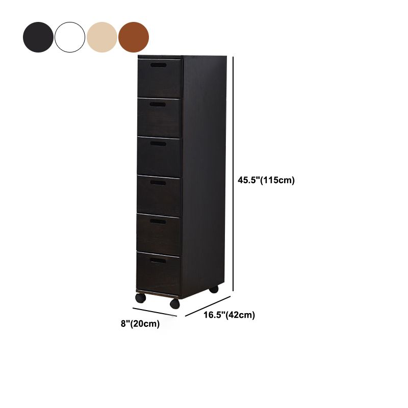 Solid Wood Rectangle Accent Chest with Drawers Chest 7.87" Long