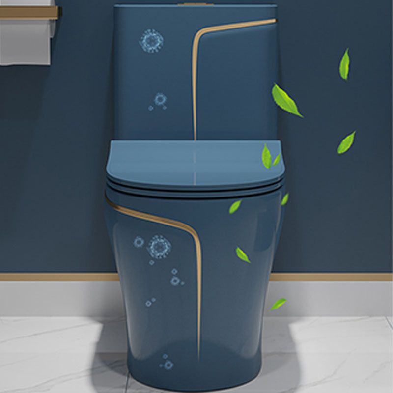 Water-saving Siphon Toilet Ceramic Elongated Dual Flush Household Toilet