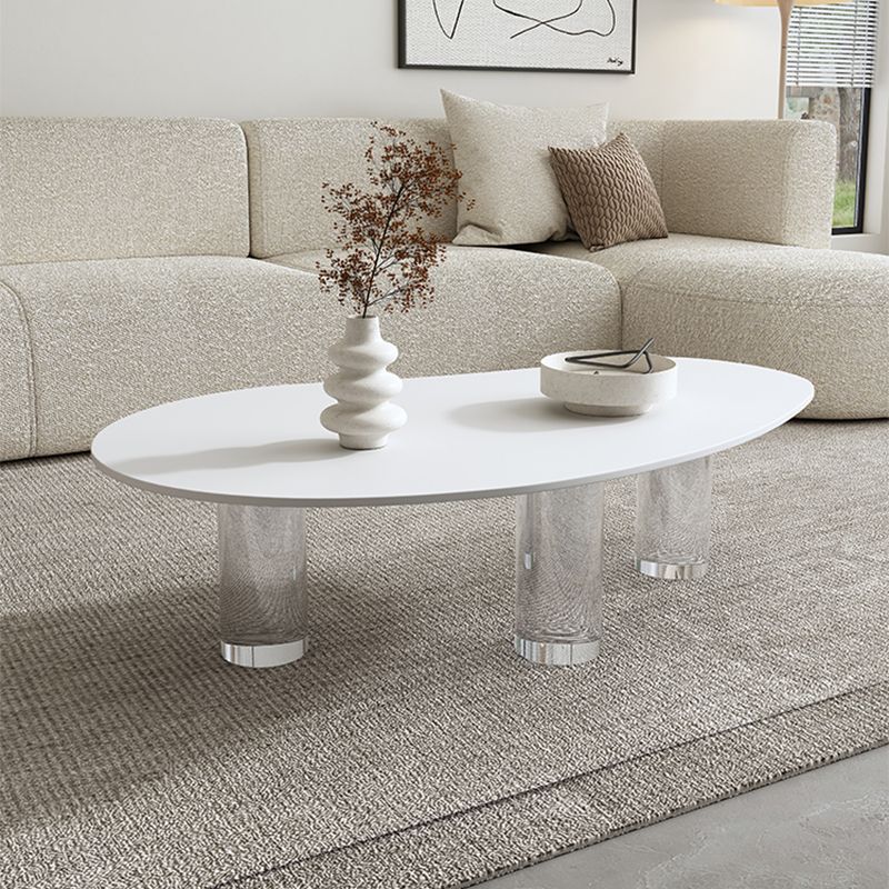 27" Wide Contemporary Coffee Table 3 Legs Coffee Cocktail Table