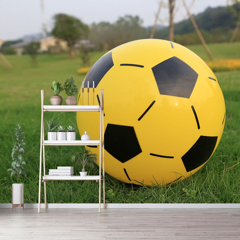 Football Lover Wallpaper Mural Decal Customized Modern Wall Covering for Bedroom