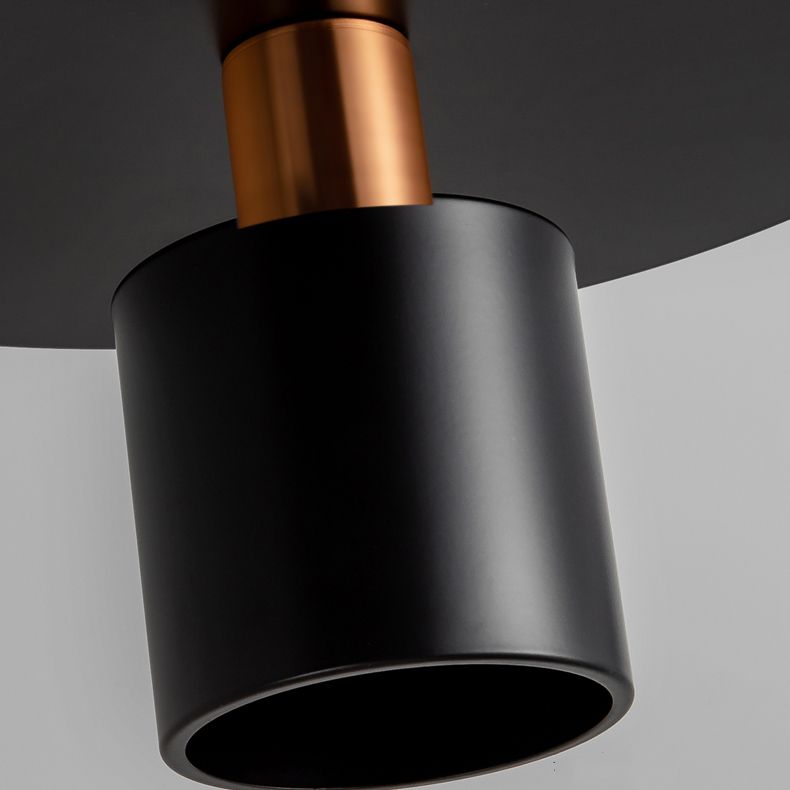 Lampe suspendue à la teinte en métal simple luminaire pendentif pour salle à manger du salon