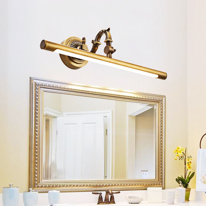 Fidutri di illuminazione da vanità a parete di lussuoso a parete di lusso di metà secolo per il bagno