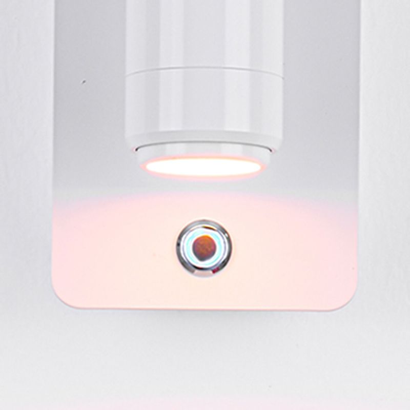 Modern Geometric Shape Wall Sconce Reading Wall Light with Acrylic Shade for Bedroom