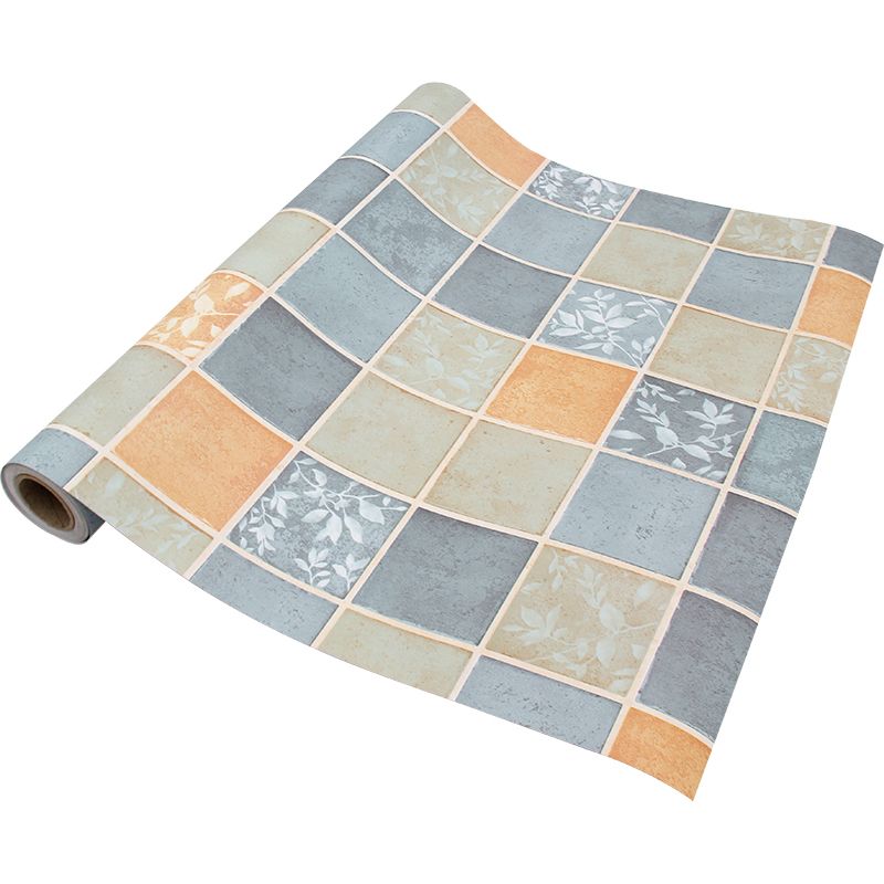 Modern Vinyl Plank Flooring Self Adhesive Lattice Pattern PVC Flooring