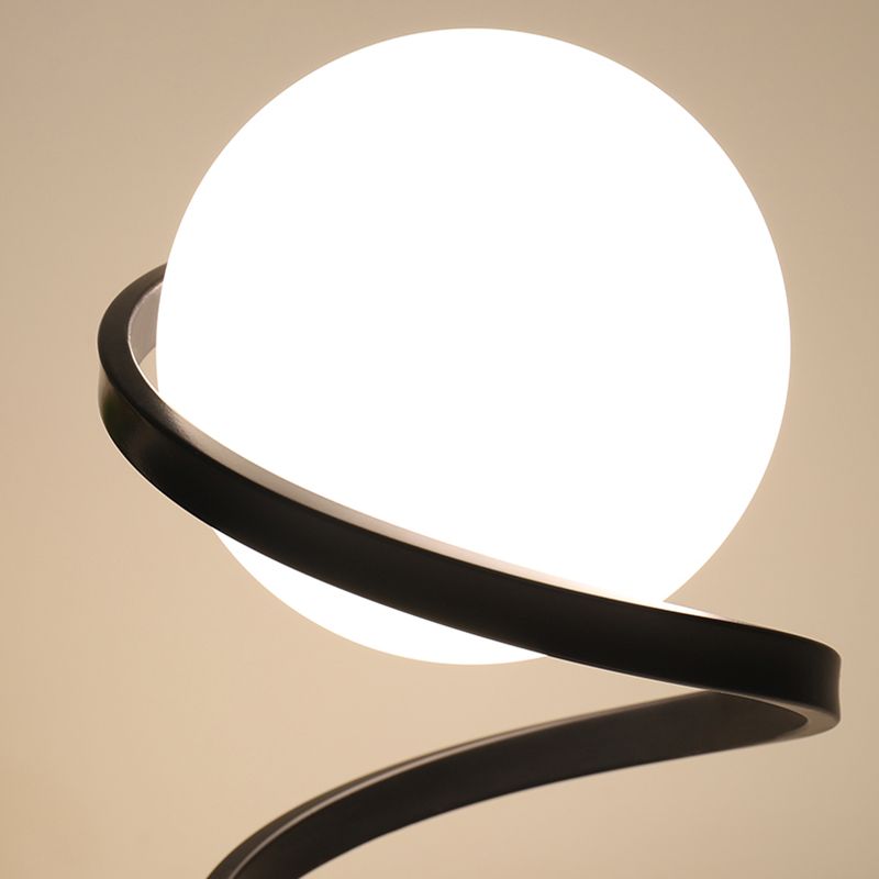 Lampade da tavolo moderne per camera da letto con paralume in vetro per soggiorno camera da letto