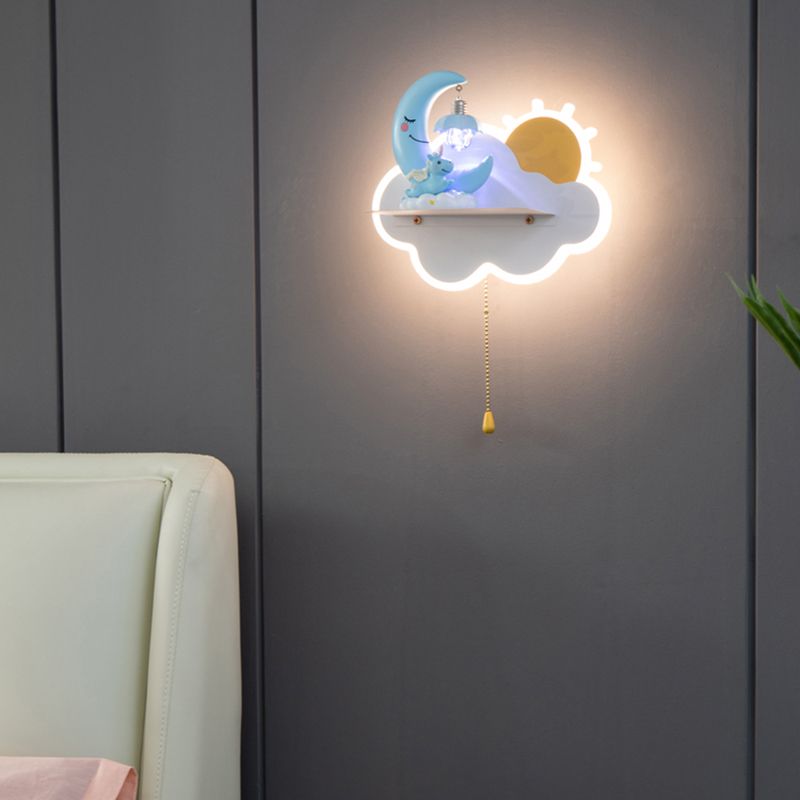 Cloud Shape Wall Mounted Light Minimalist LED Metal Wall Mounted Lighting for Bedroom
