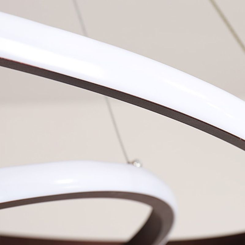 Lampadario contemporaneo a 3 lampadario circolare di lampadario ristorante il lampadario appeso