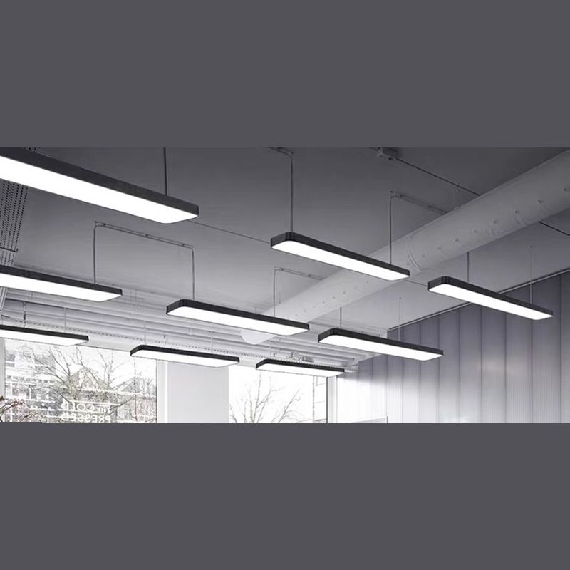 Moderne Reactangle -Anhänger -Beleuchtung Acryl 1 Licht Deckenlampe