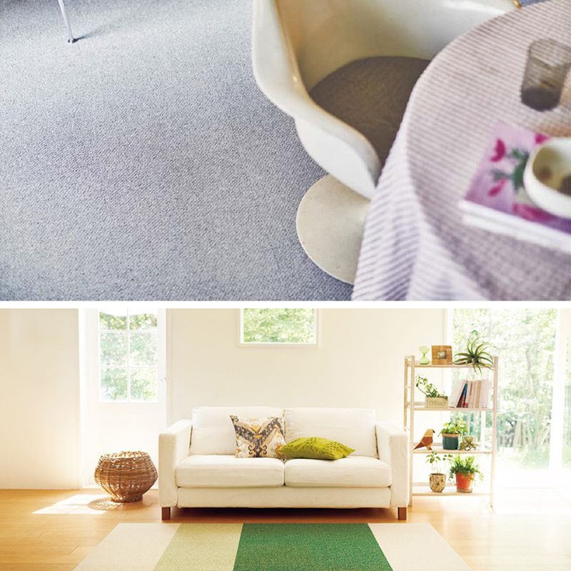 Modern Carpet Tiles Color Block Stain Resistant Bedroom Carpet Tiles
