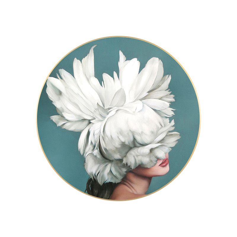 Chic Maiden Painting for Girls Bedroom in Pastel Color, Multiple Sizes Available