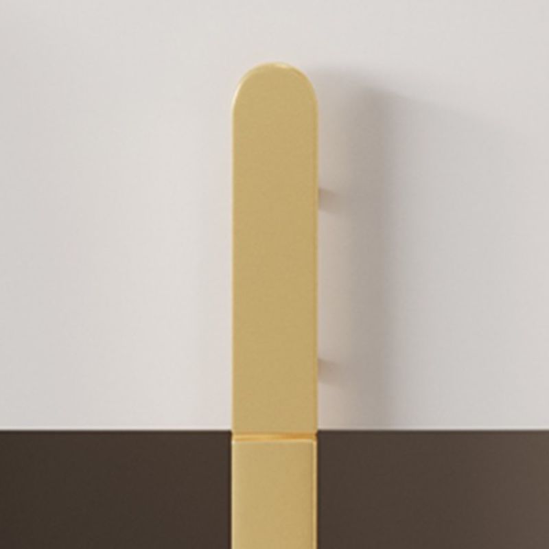 Cross Legs End Table 1-Drawer Tray Top Corner Table with Cabinet