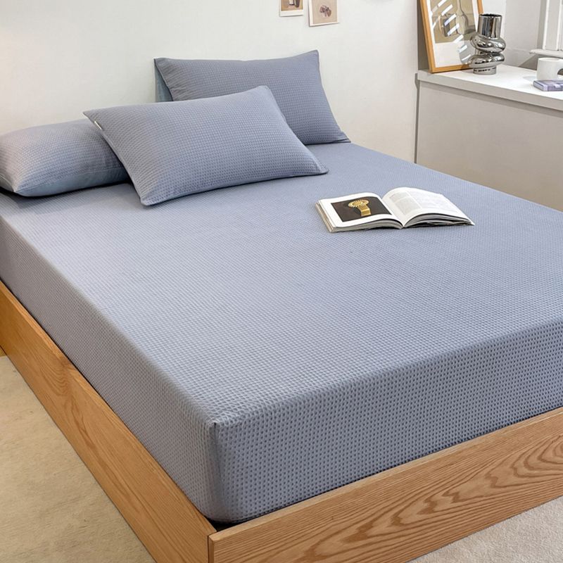Solid Color Bed Sheet Set Soft & Smooth Breathable Bed Sheet Set