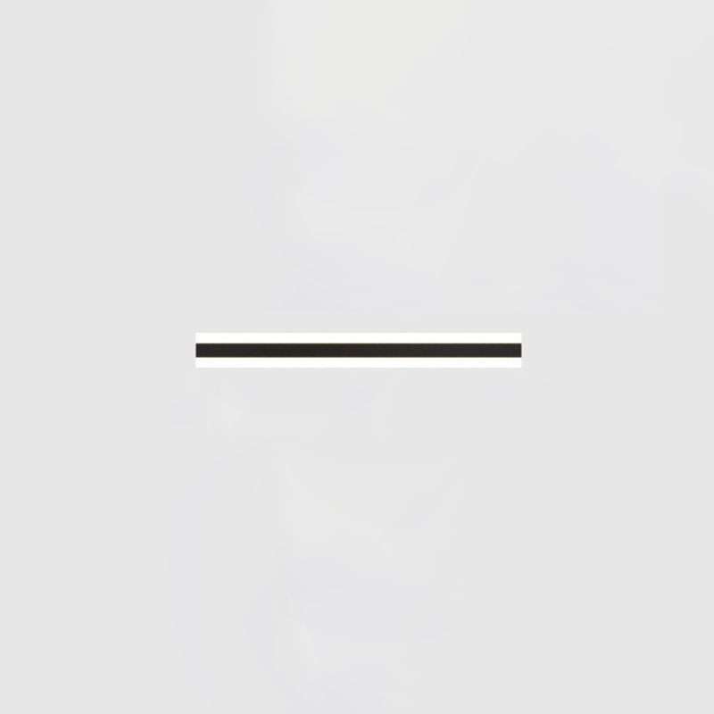 Lineare Form Metallwandbeleuchtung moderner Stil Einmals Wandhalterung in Schwarz