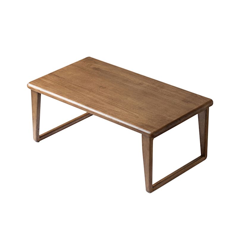 Solid Wood Rectangle Coffee Table Modern Minimalist Coffee Table