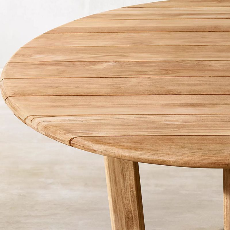 Bohemian Style Solid Wood Dining Table Set 1/5 Pieces Dining Table Set for Outdoor