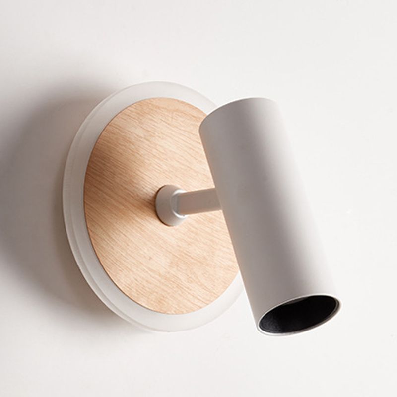 Modern 2-Light White Wall Mounted Sconce Metallic Shaded Wall Light