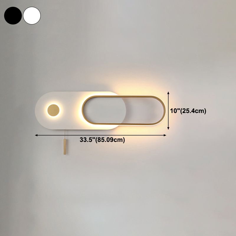 Geometry Shape Wall Lights Contemporary Style Metal 2 Light Wall Mount Lights