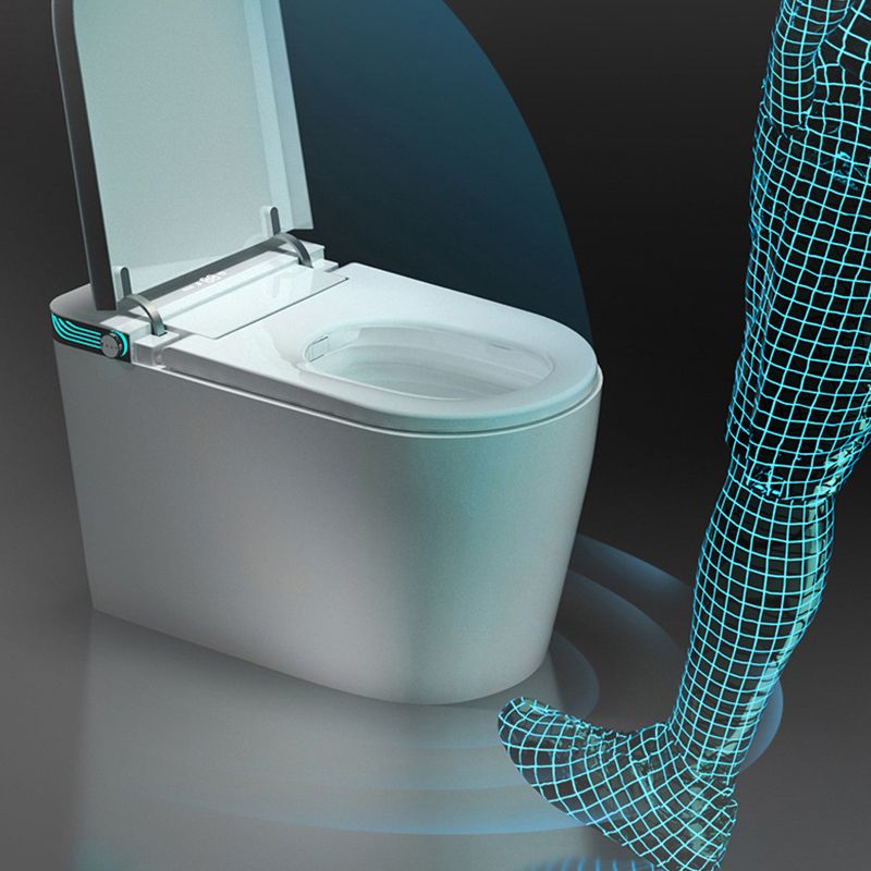 One Piece Toilet Modern Flush Toilet Floor Mounted Siphon Jet ABS Toilet Bowl
