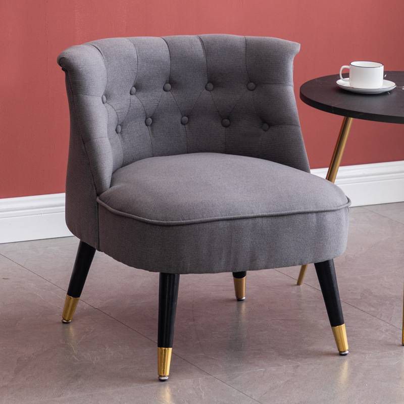 22.83" L x 23.62" W x 27.55" H Modern Armless Sofa Accent Chair for Living Room