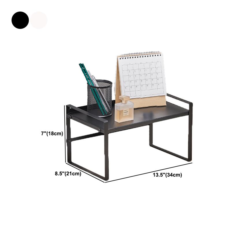 Modern Metal Bookcase, Geometric Bookshelf for Any Room, 8.5" W