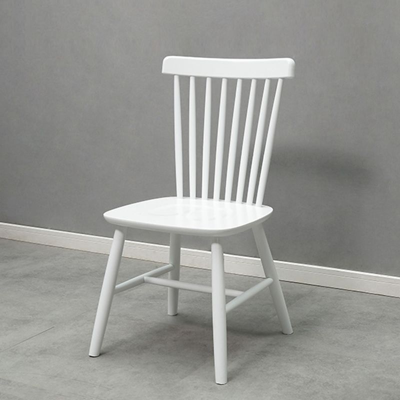 Wood Modern Style Dining Chair Windsor Back Side Chair for Dining Room
