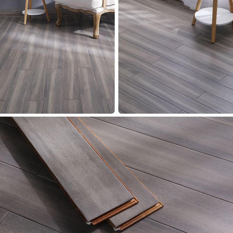 Traditional Plank Flooring Click-Locking Solid Wood Hardwood Deck Tiles