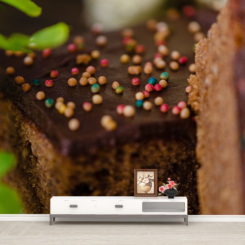 Business Sweet Cake Mural Decal Stain Resistant Cake Shop Wall Covering