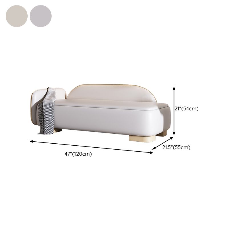 Modern Style Genuine Leather Lounge Chair for Living Room and Bedroom