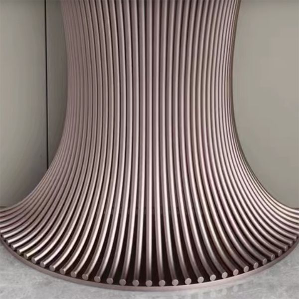 Contemporary Stone Accent Table Half Moon Pink Sofa Console Table for Hall