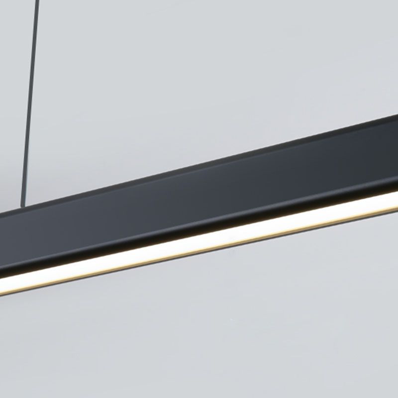 Luci a sospensione moderna contemporanea per l'illuminazione dell'isola lineare dell'isola della cucina