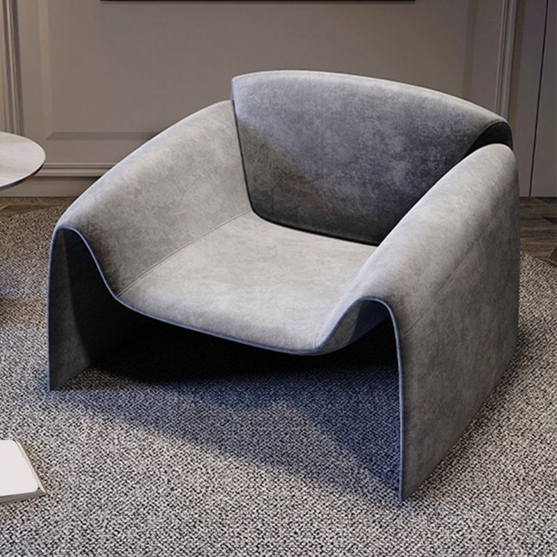 Velvet Arms Included Chair 35"L x 28.3"W x 24.4"H Chair for Living Room