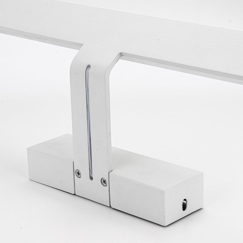Matte Silver Single Modern Bathroom Vanity Light LED Bath Bar