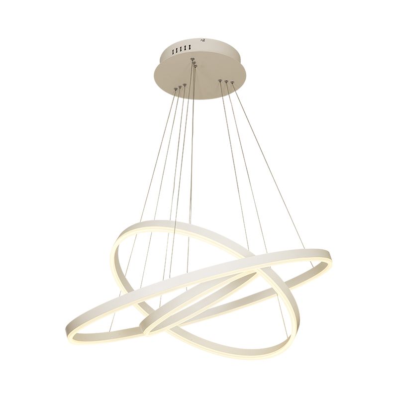 Lámpara de suspensión de comedor en rodajas acrílico accesorio de iluminación de lámparas LED modernas