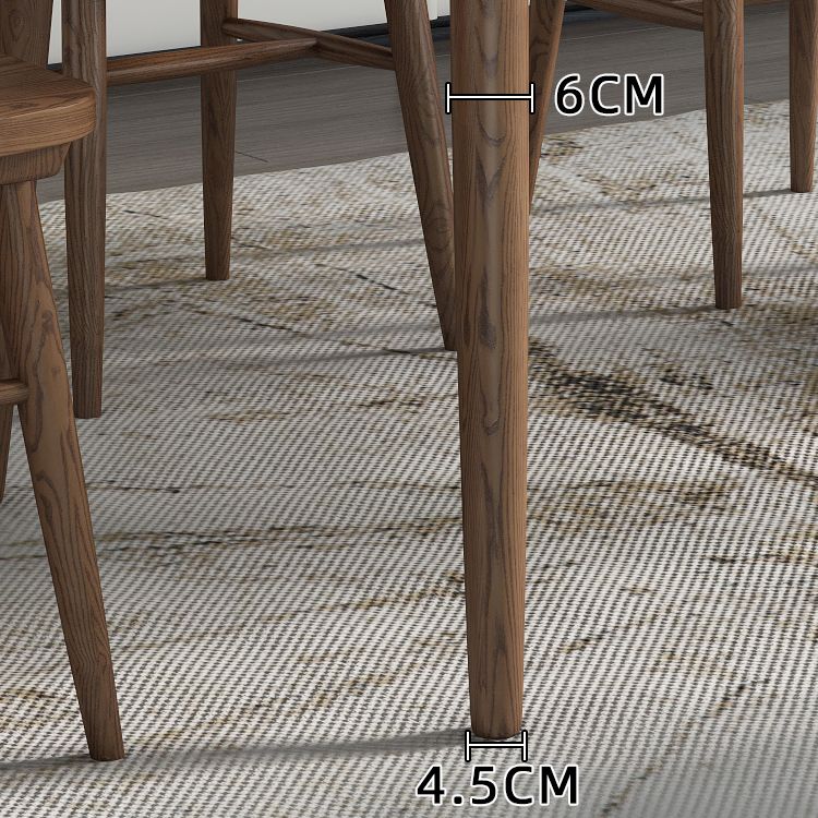 Medieval Modern Grey Table Rectangle Sintered Stone Table with 4 Legs for Restaurant