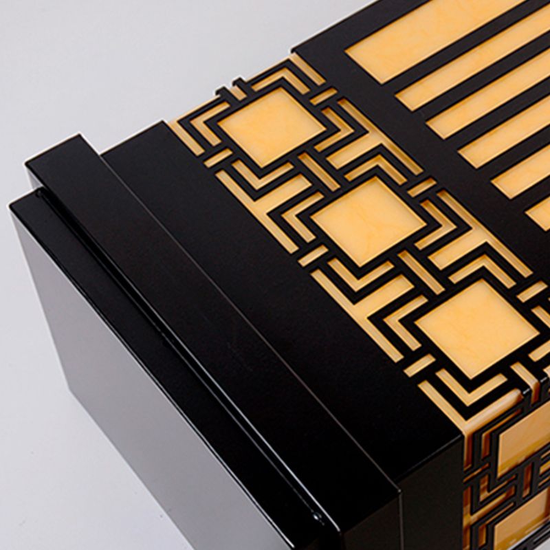 Contemporary Wall Sconce Rectangular Outdoor Wall Light Fixture for Courtyard